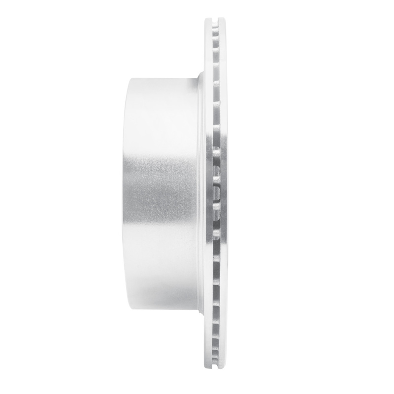 Mitsubishi Montero Brake Rotor (1) - Rear Left - R1 Concepts - Drilled & Slotted - Silver - `15-`17